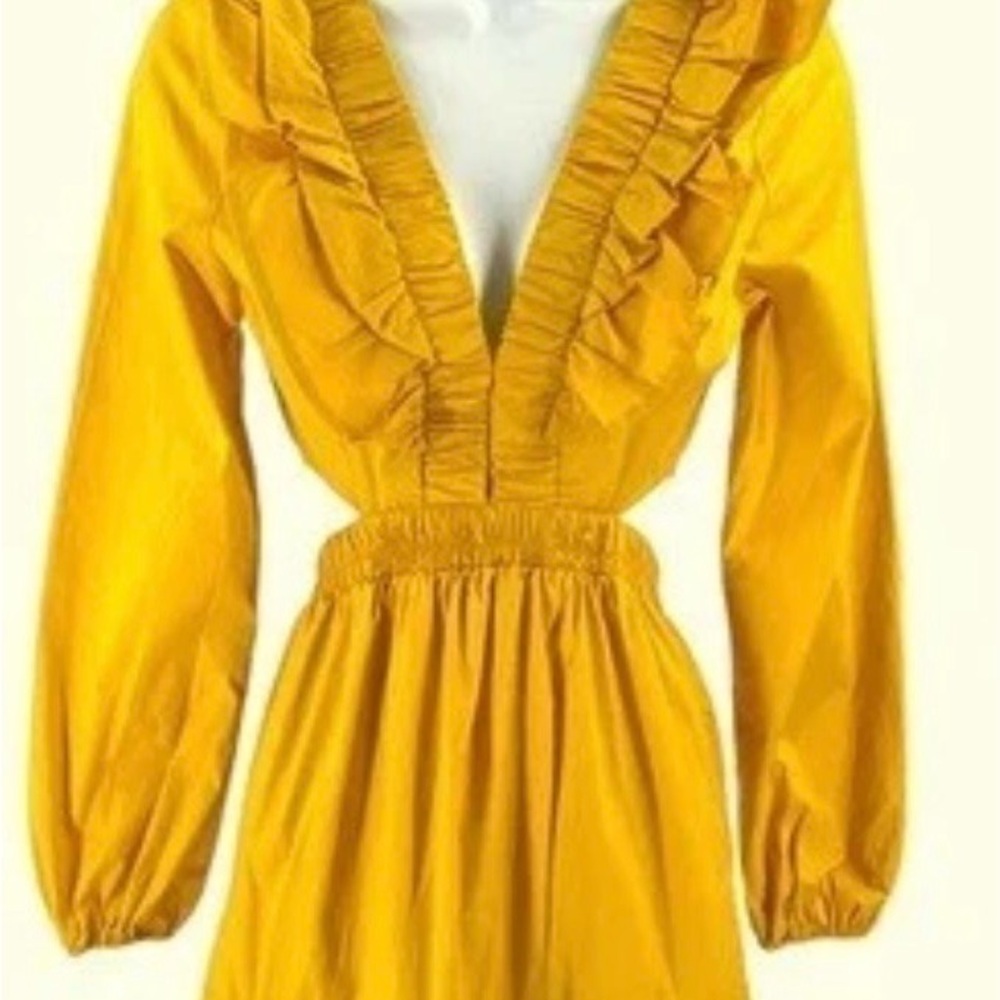 Petal & Pup Marigold Long Sleeve Dress